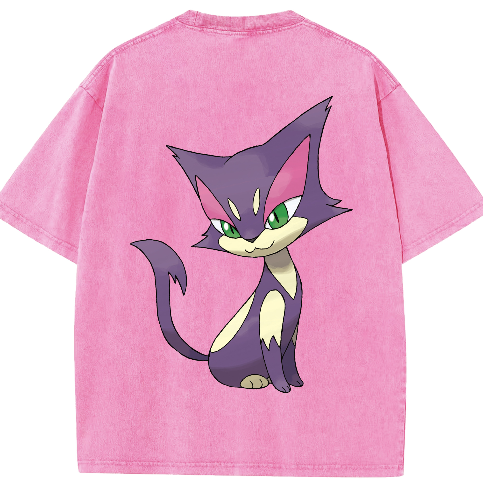 （画像用） ポケットモンスター Pokémon 綿100% ヴィンテージ風 半袖Tシャツ（背面プリント）